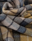 Recycled Wool Knee Blanket in Buchanan Natural Tartan
