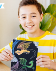 Scratch & Scribble - Fantastic Dragons