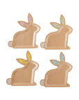 Kraft Bunny Shaped Plate Set