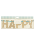 VES1002 - Vintage Happy Easter Glitter Banner