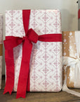 Red Lace Wrapping Paper