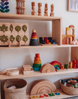 Natural Coloured Stacking Bowls