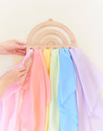 Wooden Rainbow Display for Playsilks, Cloth, Waldorf Toys