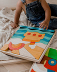 Ocean Scene Puzzle and Play Set