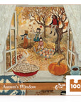 Autumn's Window Mini - 100 Piece Mini Puzzle