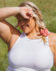 Red Checkered Oversized Scrunchie