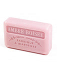 Woody Amber - French soap with organic shea butter 125g