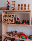 Natural Coloured Stacking Bowls