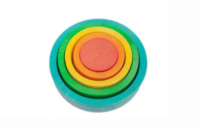 Natural Coloured Stacking Bowls