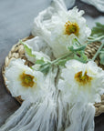 White Poppy Spray Stem