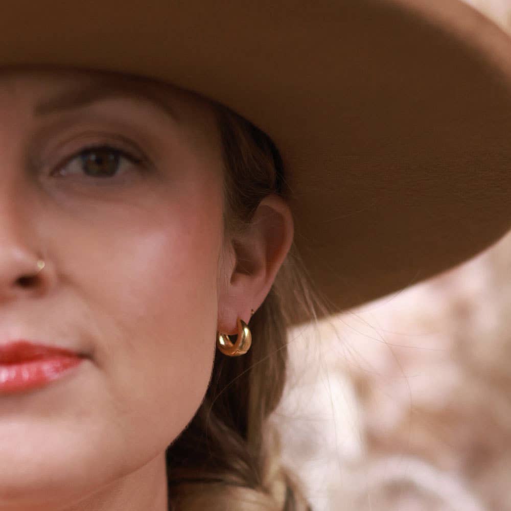 Sofia Huggie Hoops: Small