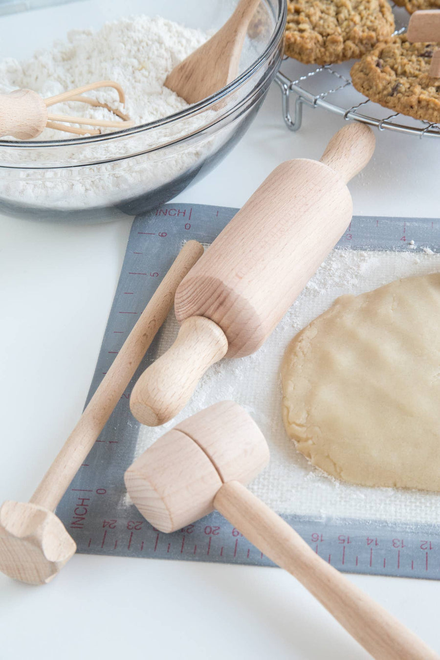 Fox Run Wooden Kitchen Tools Set, 9-Pieces