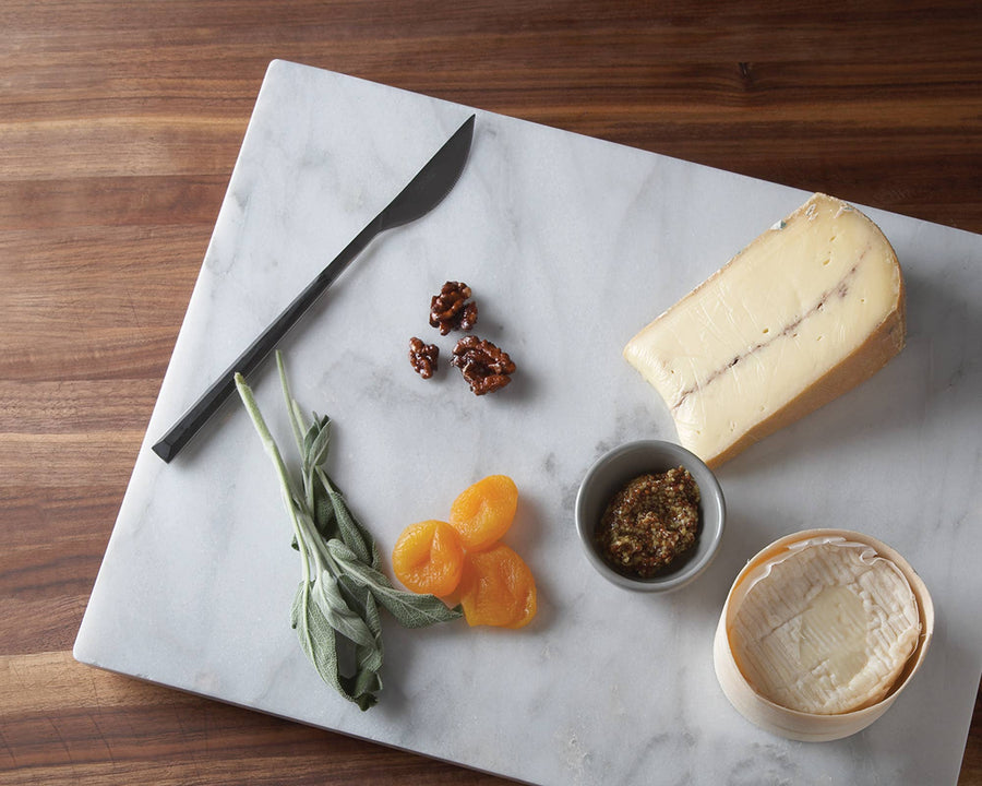 Fox Run Marble Pastry Board, White, 16"x 12"