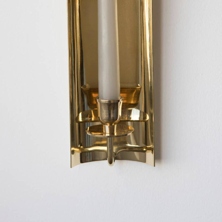 Brass Candle Sconce