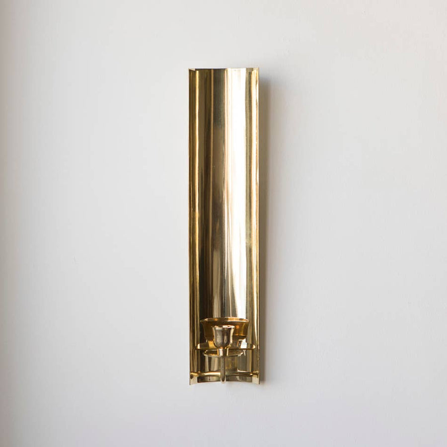 Brass Candle Sconce