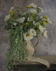 White Poppy Spray Stem