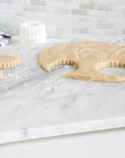 Fox Run Marble Pastry Board, White, 16" x 20" x 0.75"
