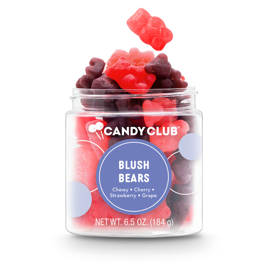 Blush Bears Candy Fruit Gummies Jar