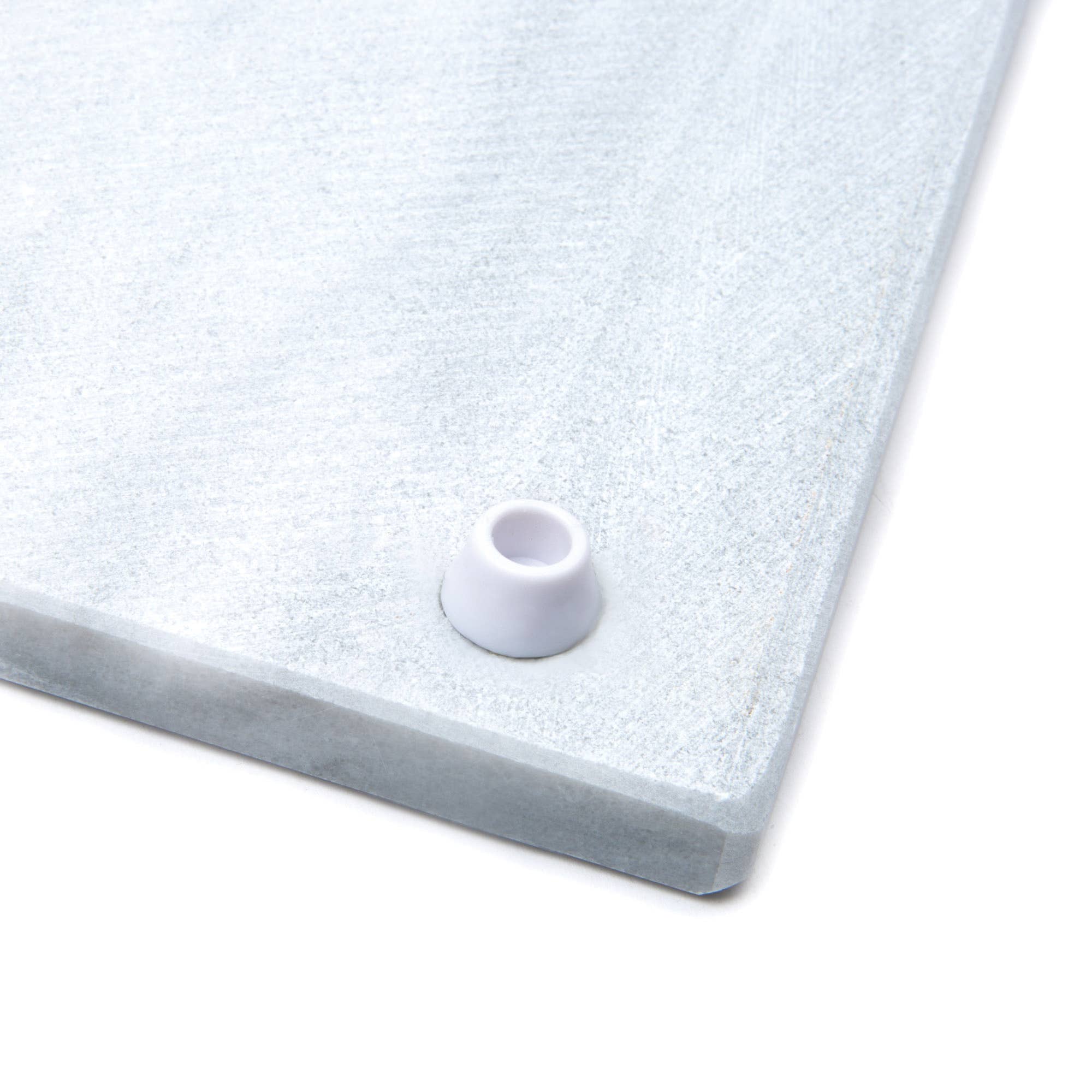 Fox Run Marble Pastry Board, White, 16"x 12"