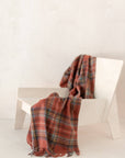 Recycled Wool Knee Blanket in Stewart Royal Antique Tartan