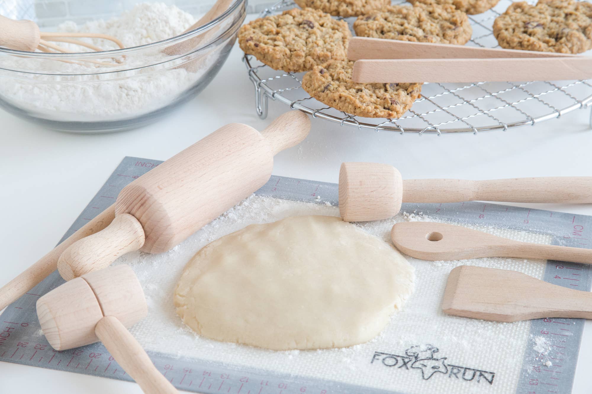 Fox Run Wooden Kitchen Tools Set, 9-Pieces