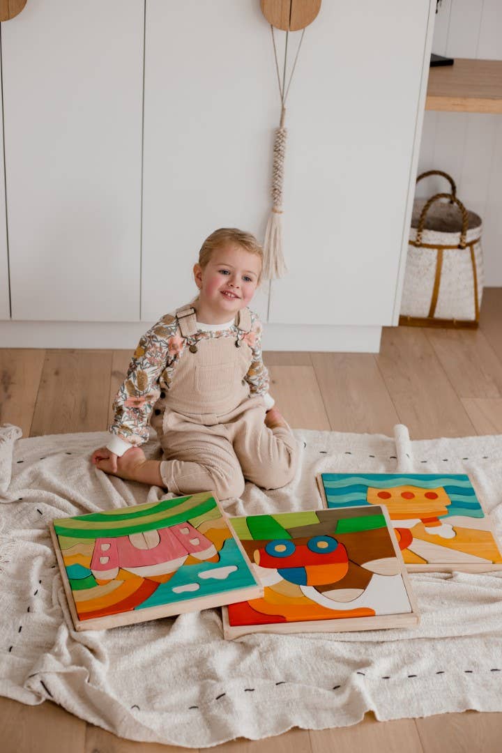 Ocean Scene Puzzle and Play Set