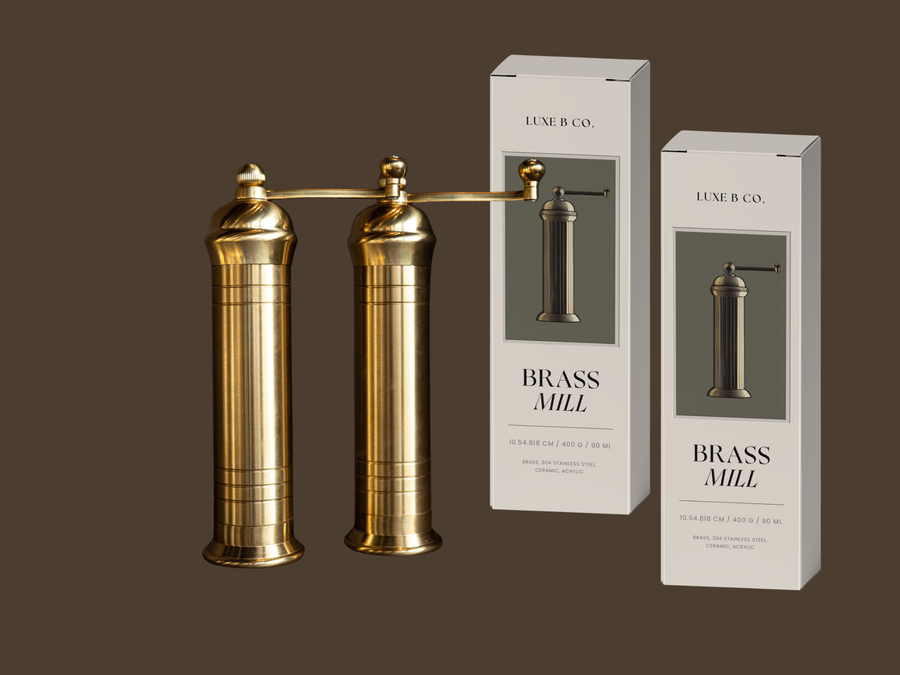 Luxe B Co. Brass Mill Grinders