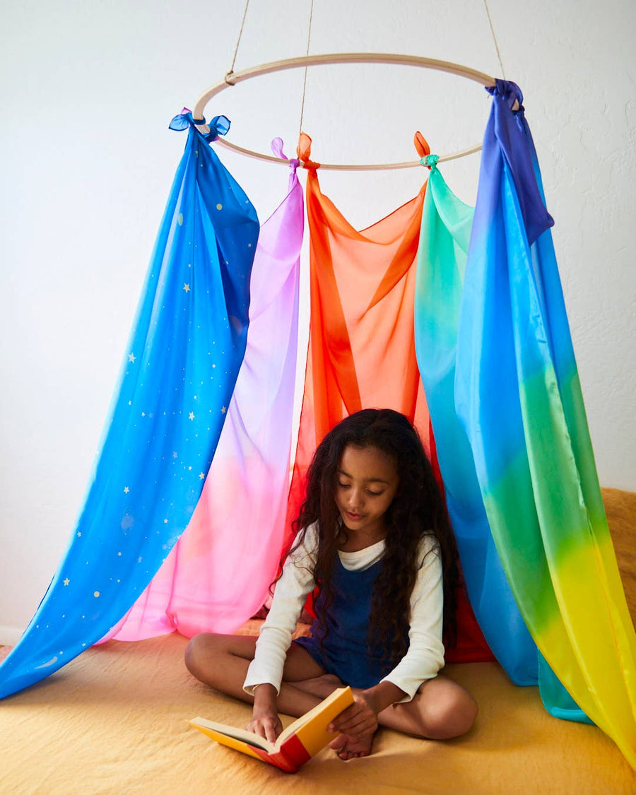 Giant Forest Playsilk - 100% Natural Silk for Fort Building!