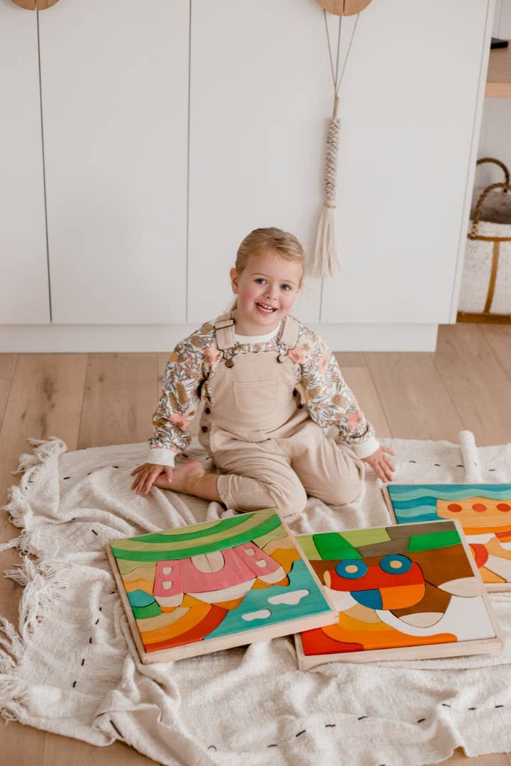 Ocean Scene Puzzle and Play Set