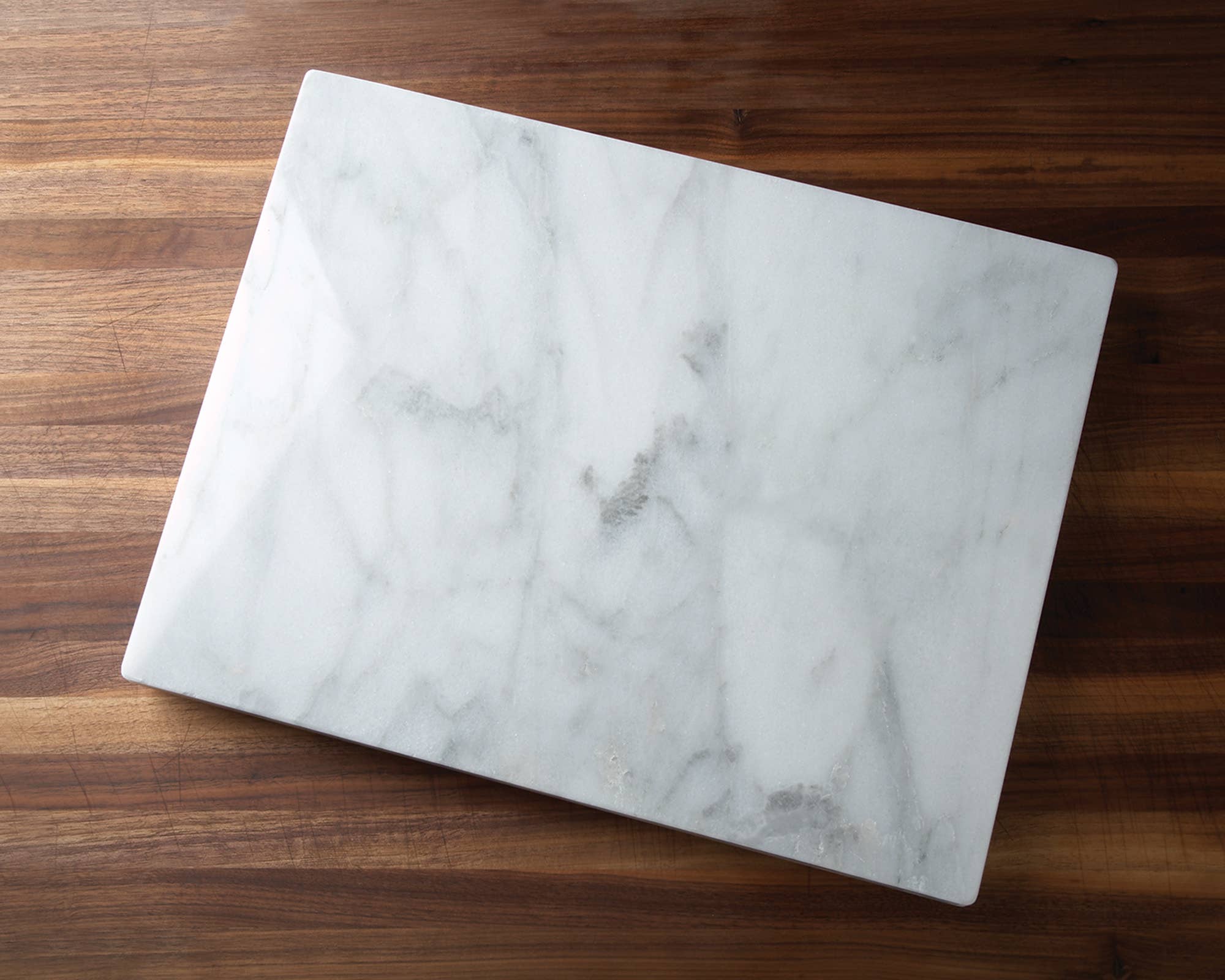 Fox Run Marble Pastry Board, White, 16"x 12"