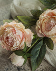 Pink Peony Spray Stem