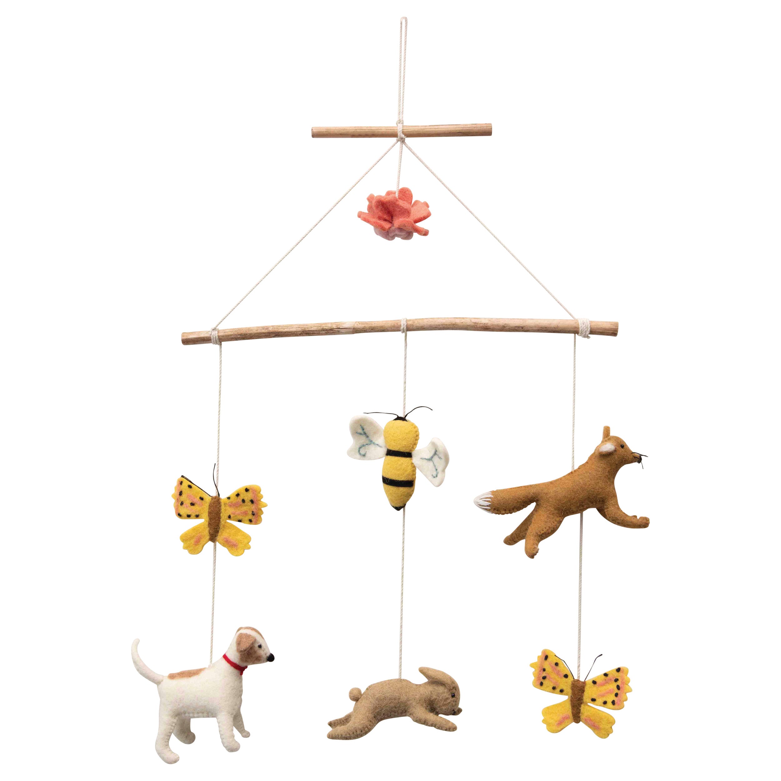 Wool Felt Animal Mobile