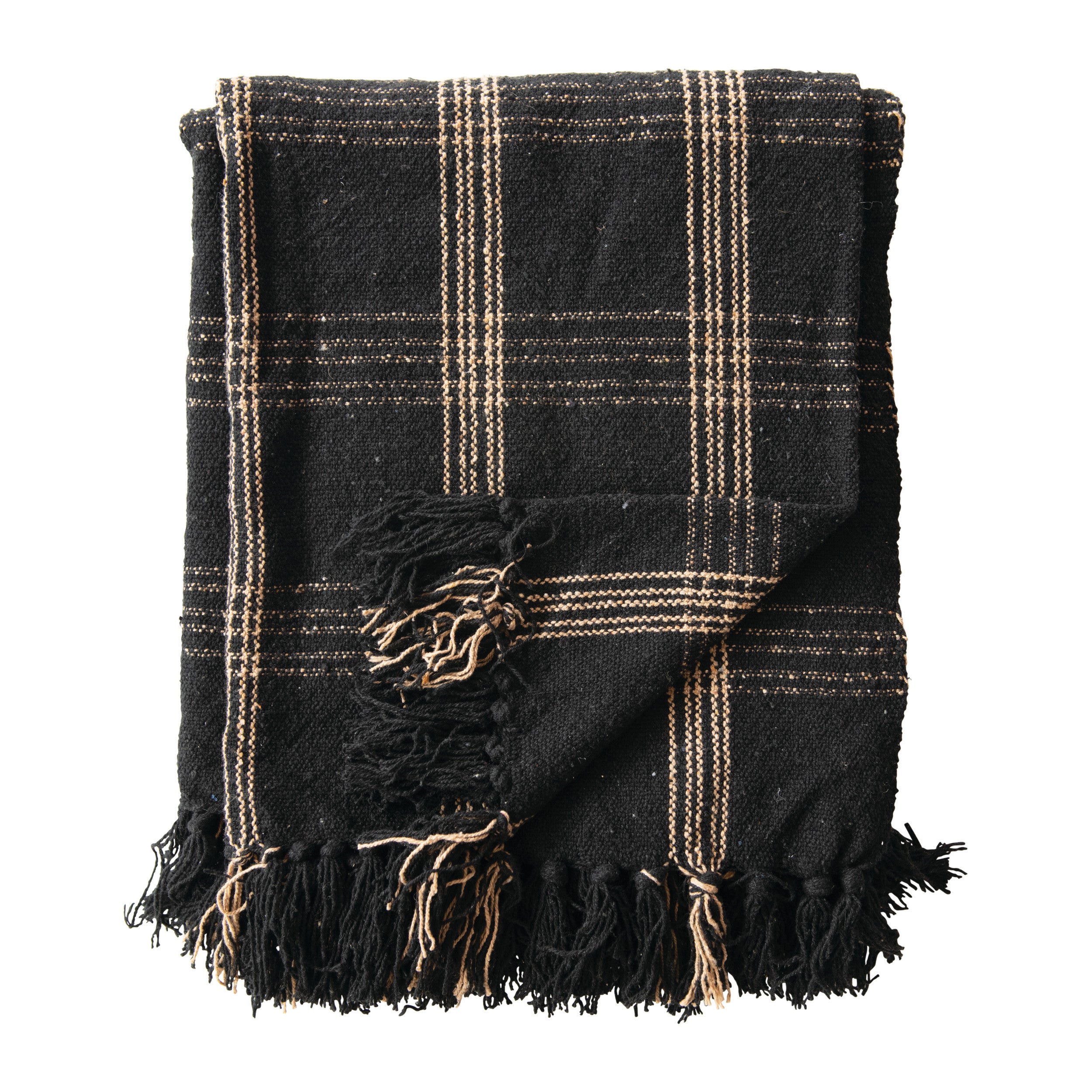 Woven Plaid Throw