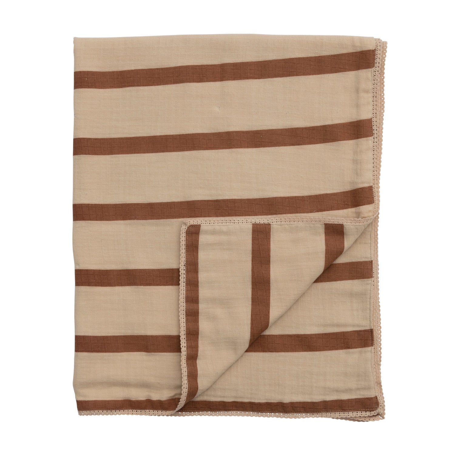Striped Double Cotton Baby Blanket