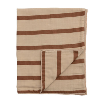 Striped Double Cotton Baby Blanket