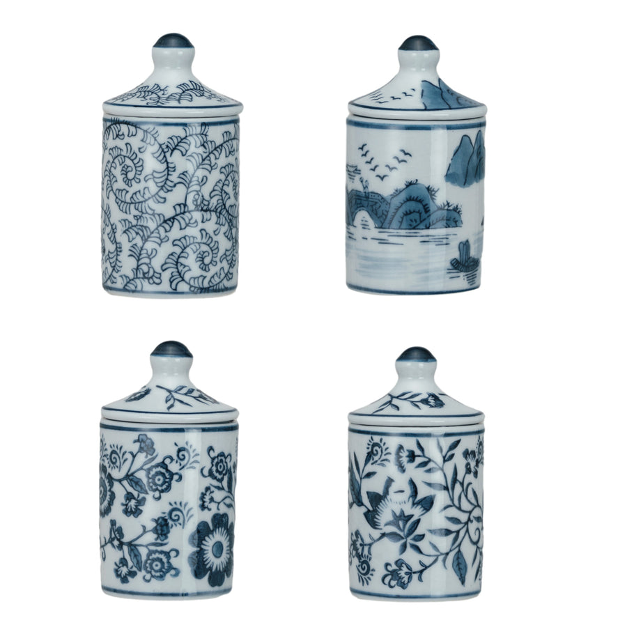 Chinoiserie Spice Jar