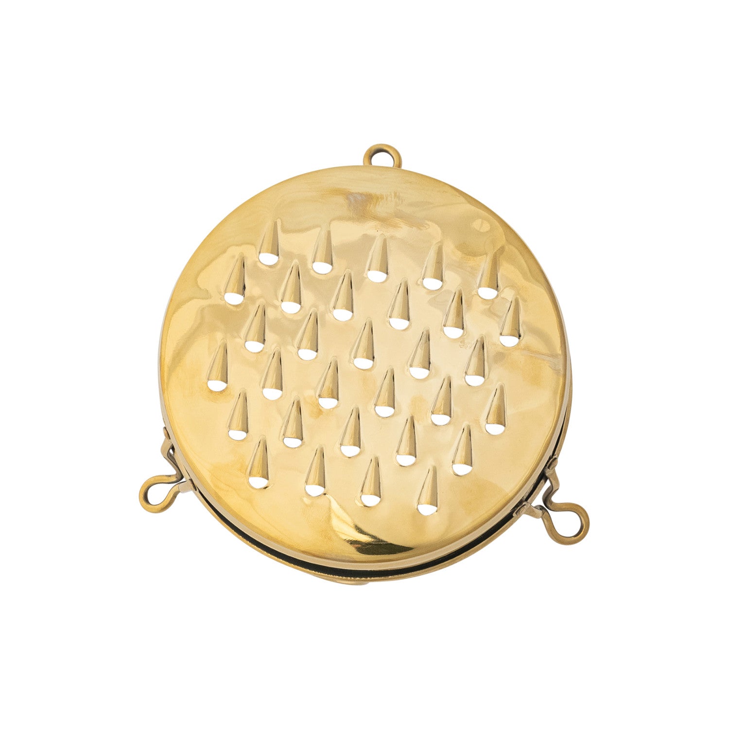 Gold Finish Footed Grater