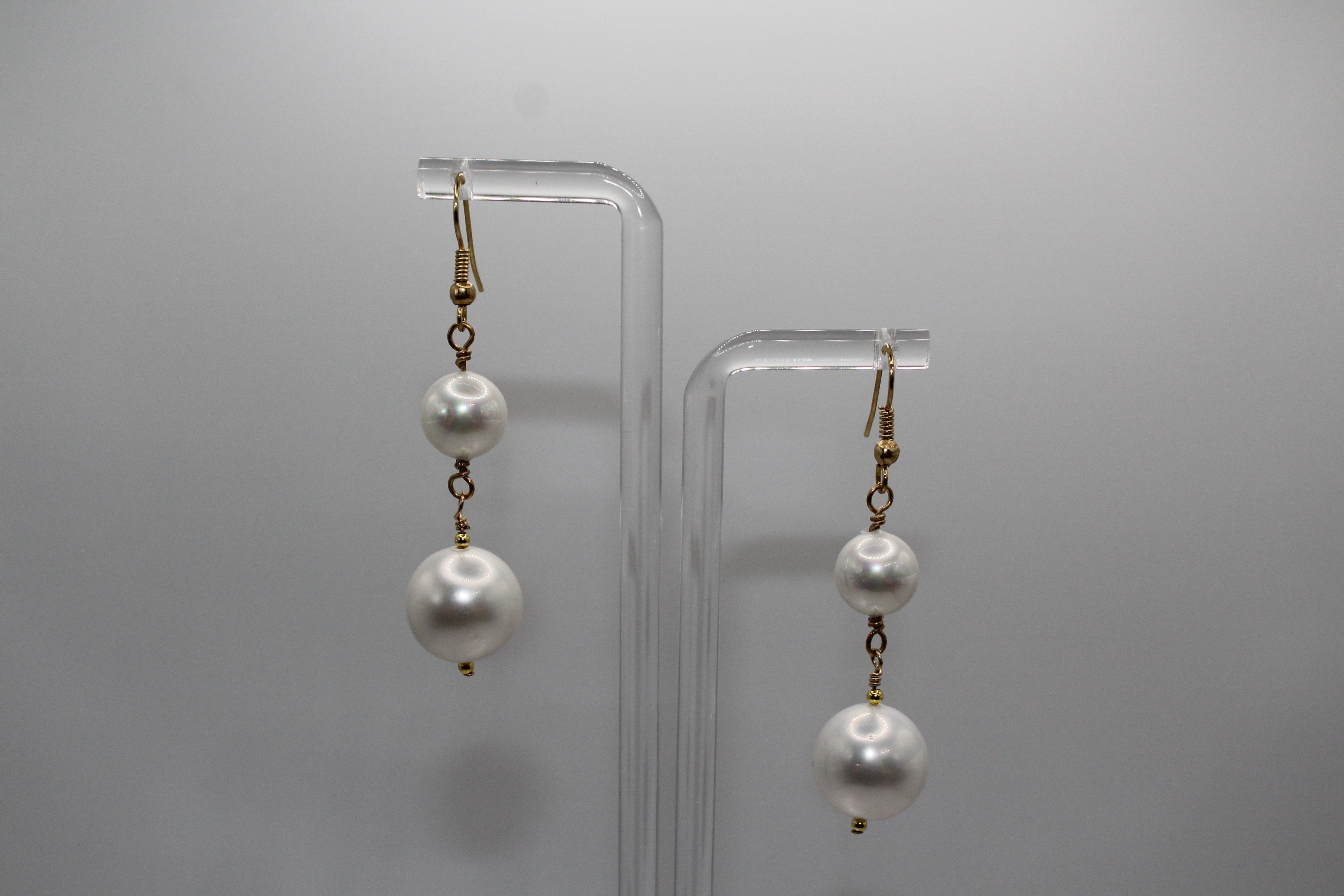 Mother of Pearl GF Earrings