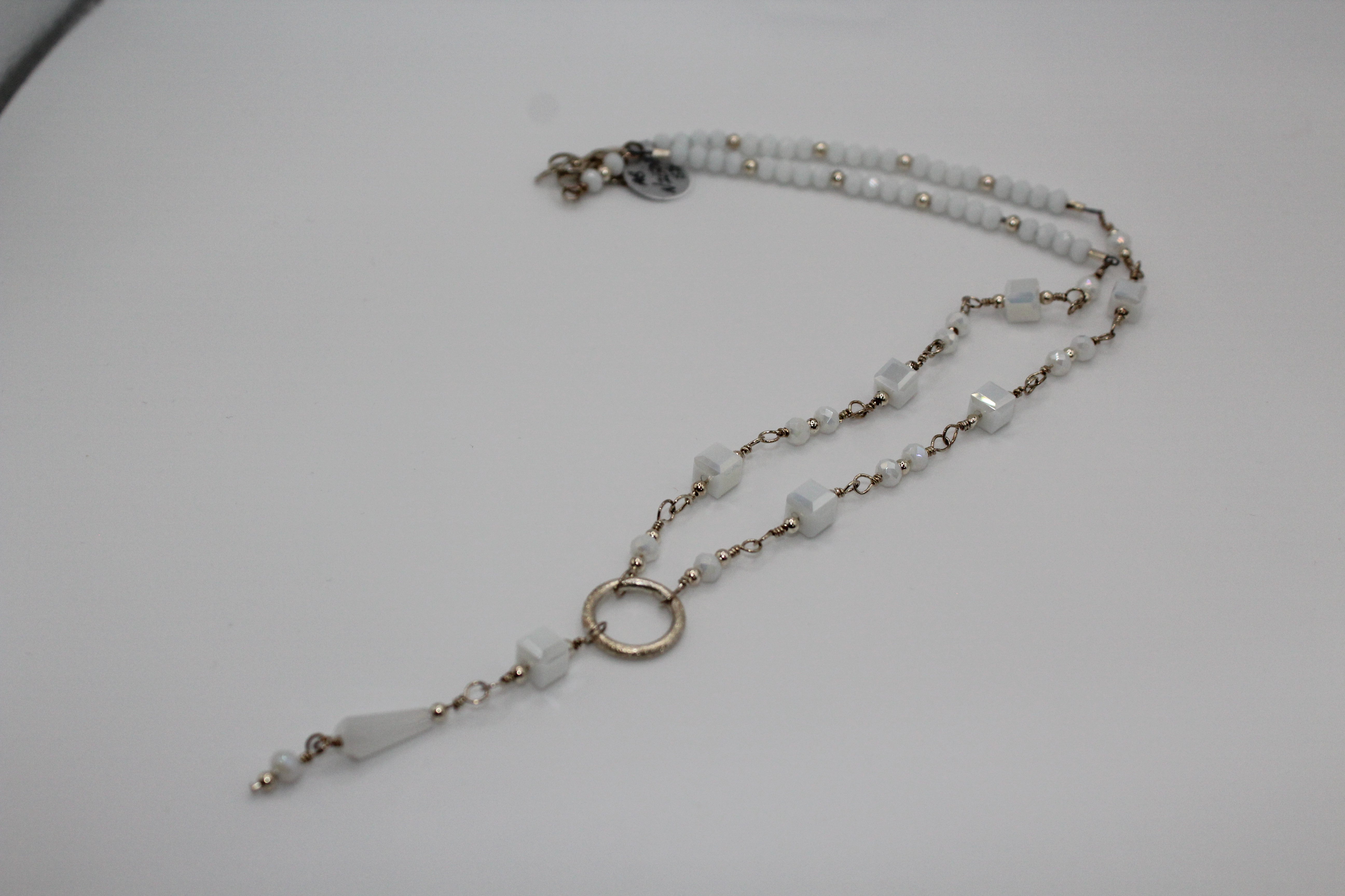 White Crystal Necklace