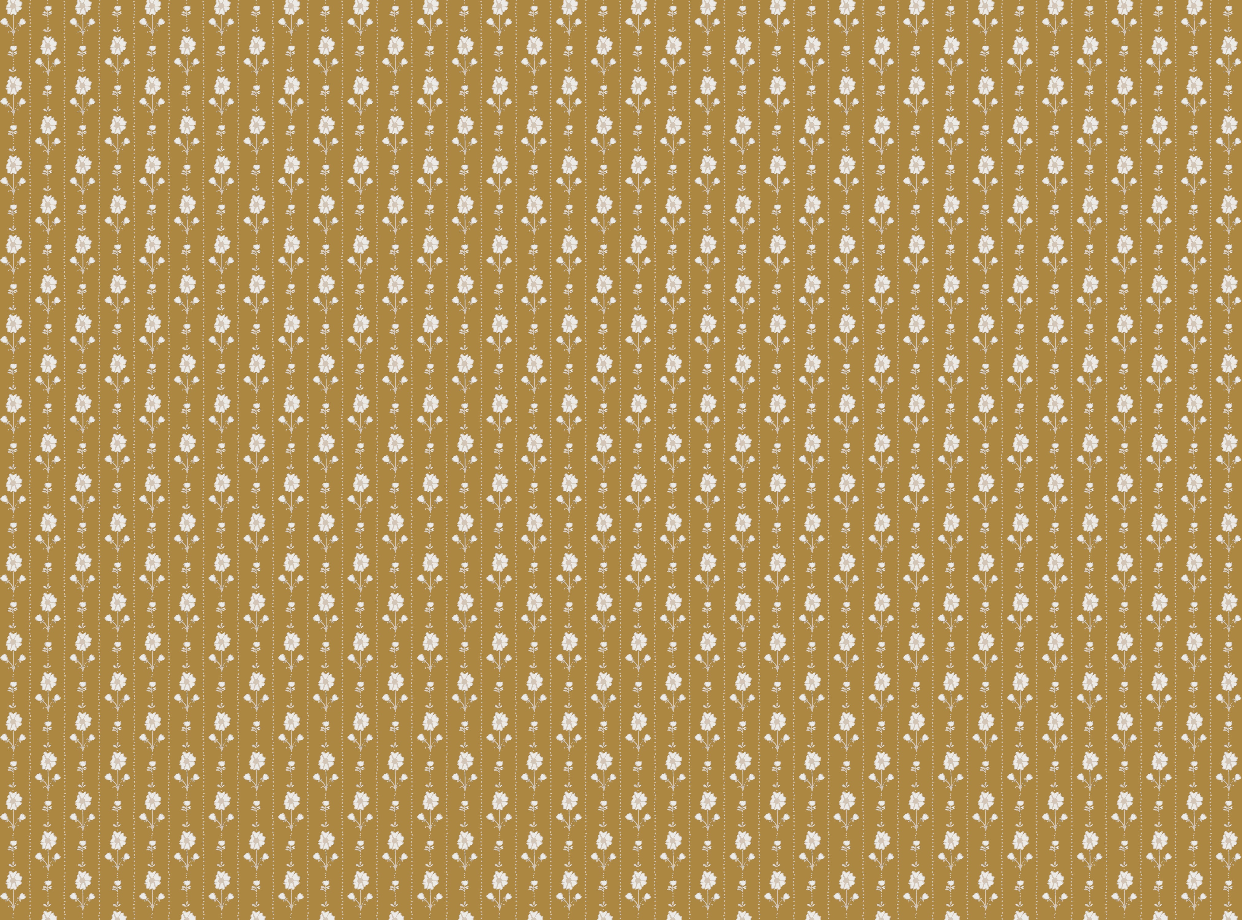Mustard Flower Wrapping Paper