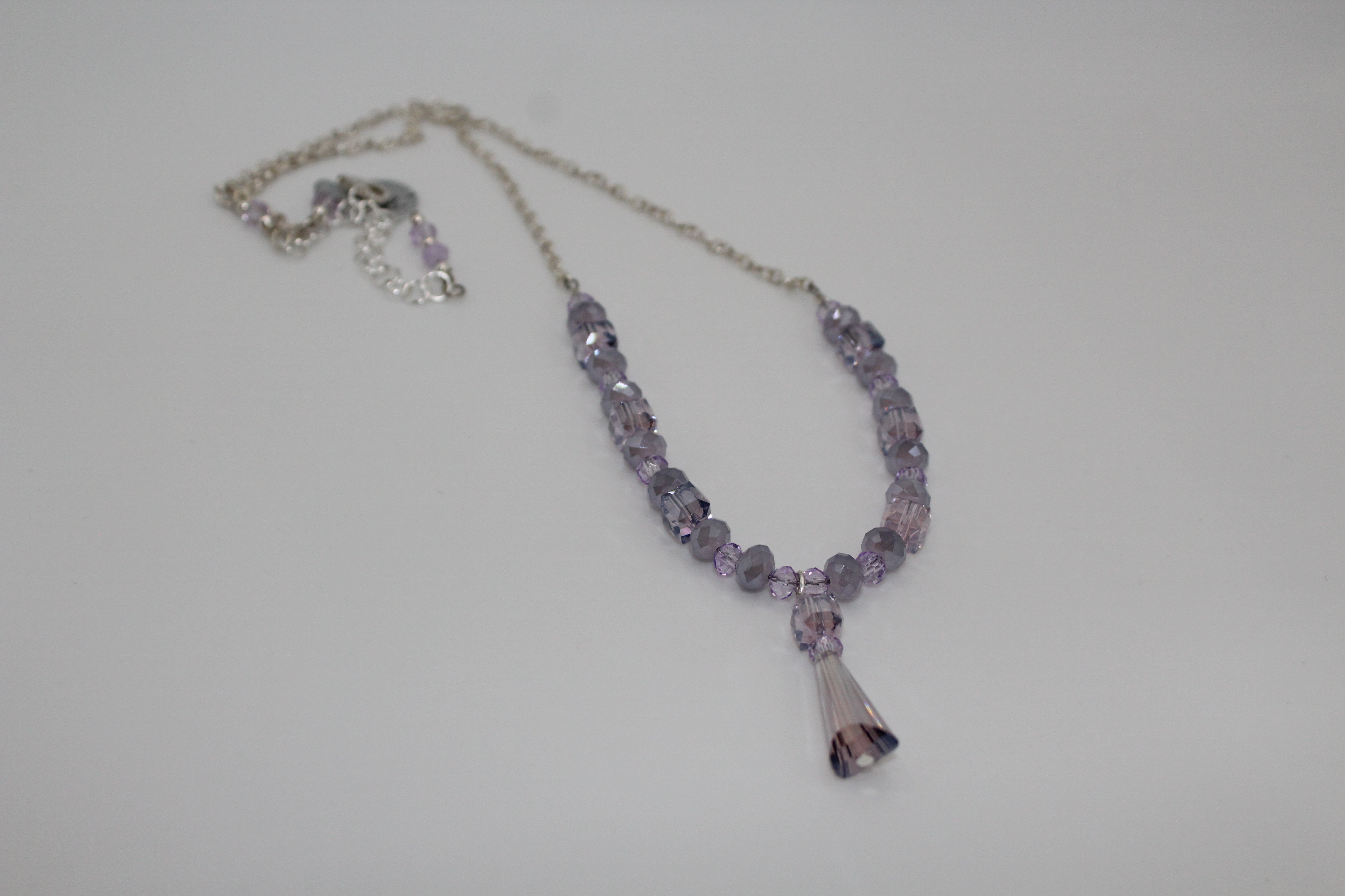Lavender Crystal Necklace