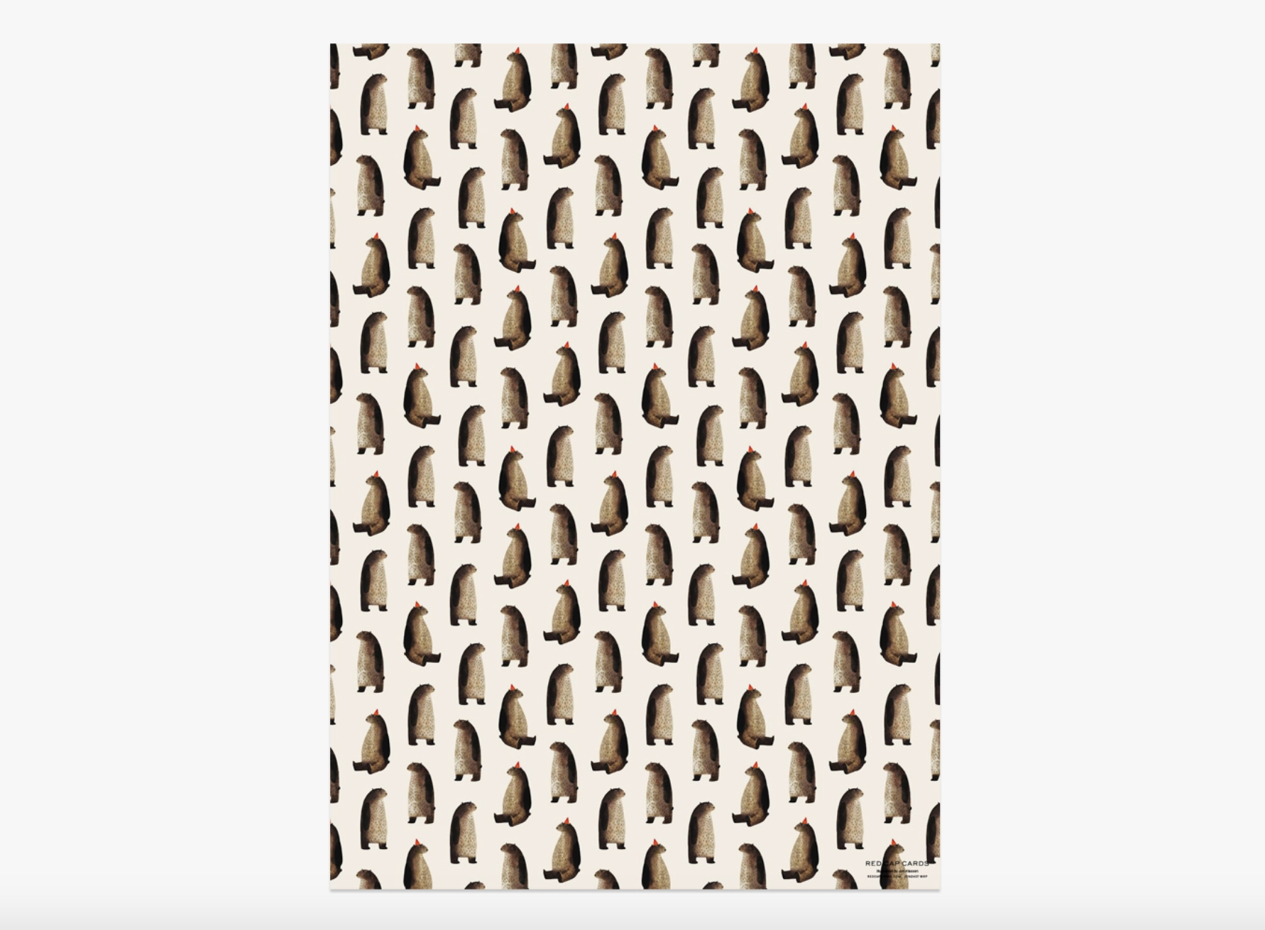 Party Bear Wrapping Paper