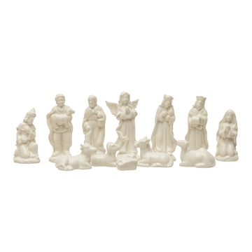 Stoneware Nativity