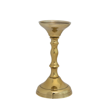 Gold Finish Candlestick