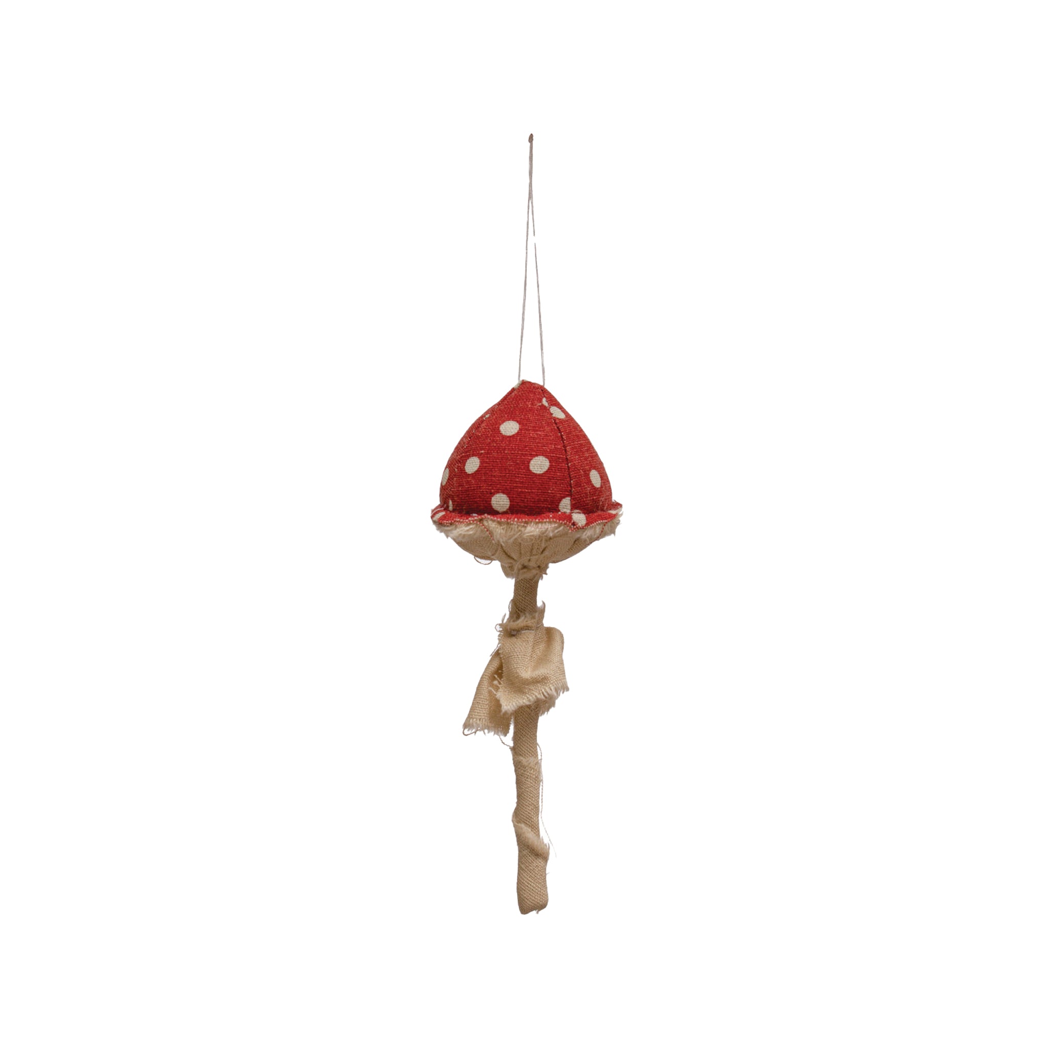 Fabric Mushroom Ornament