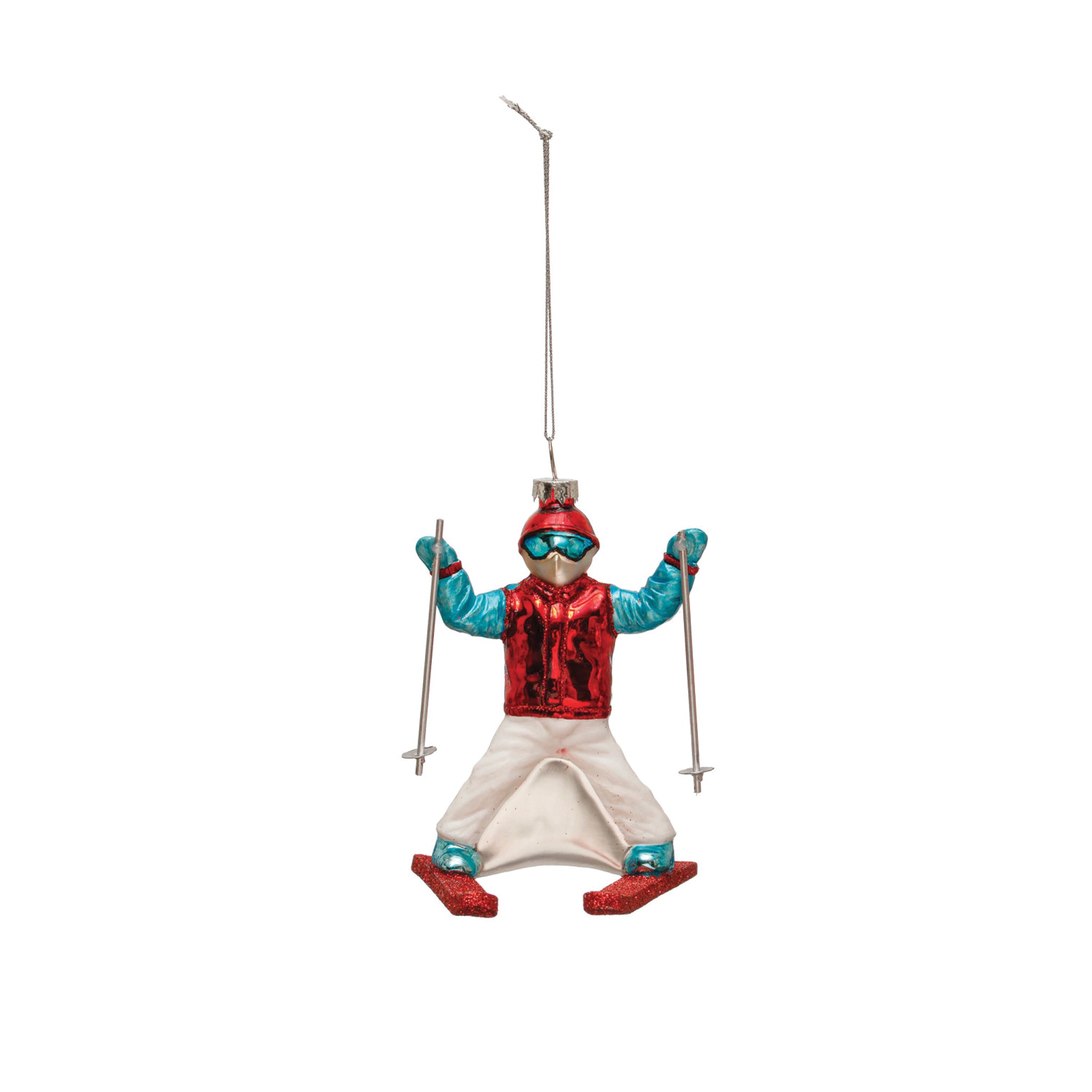 Bunny Hill Skier Ornament