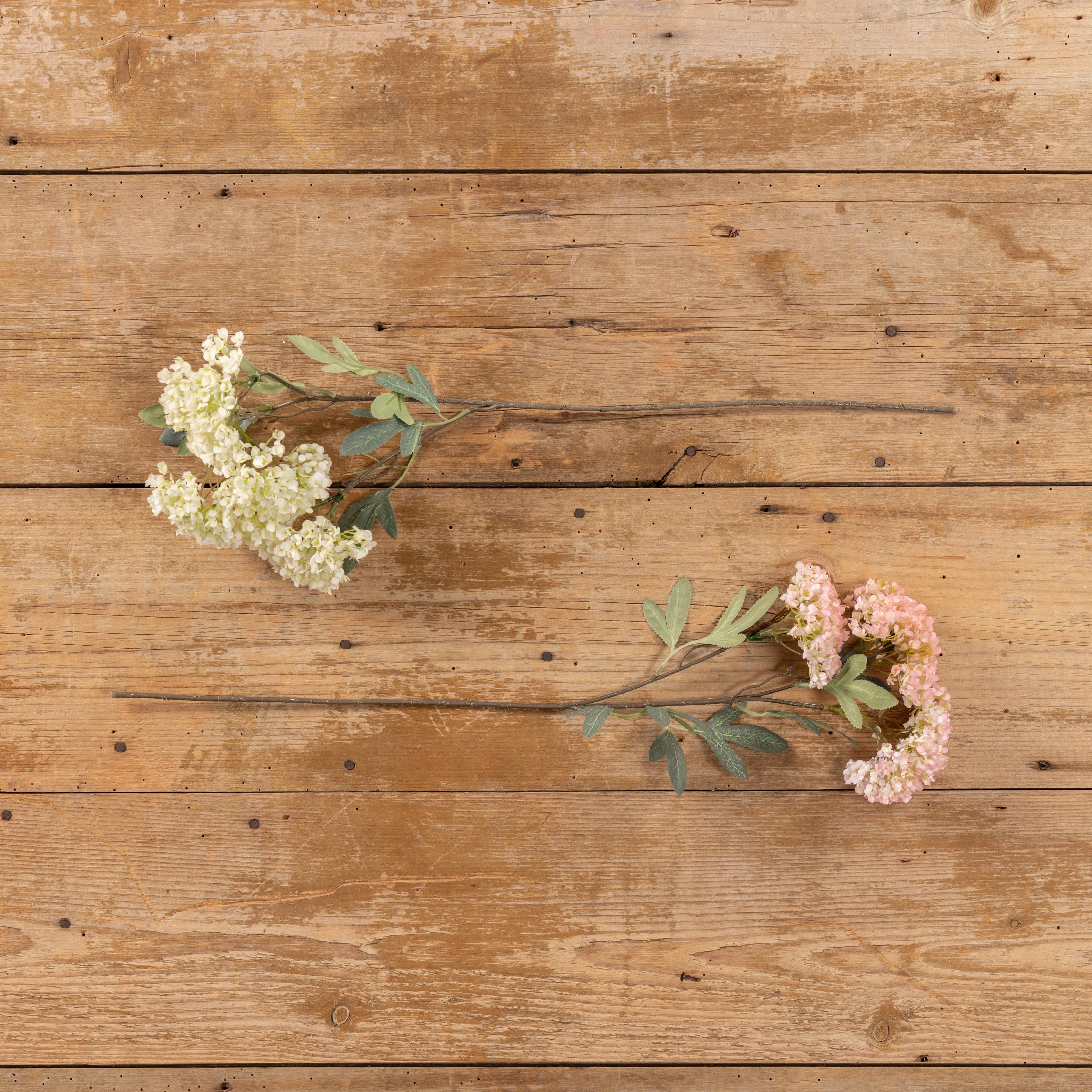 White Hydrangea Spray Stem
