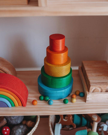 Natural Coloured Stacking Bowls