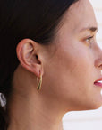 Gota Earrings: Gold Plated