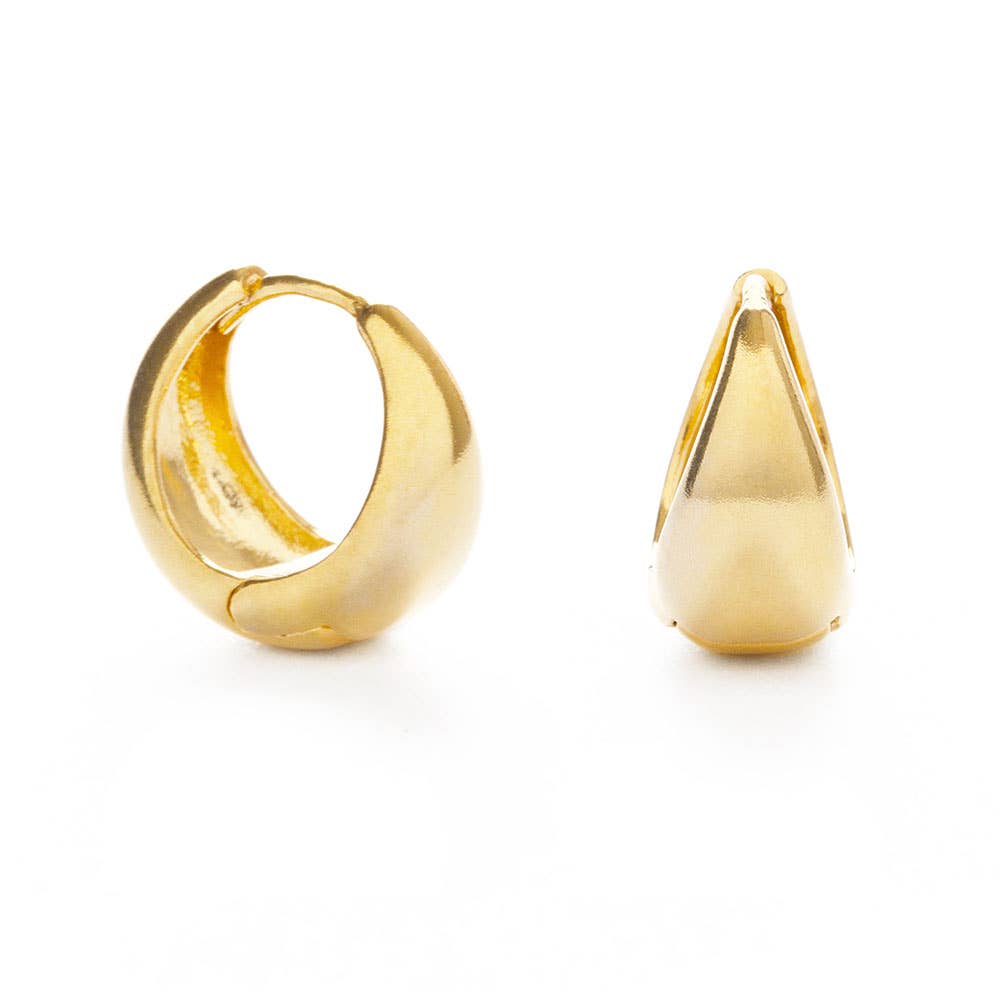 Sofia Huggie Hoops: Small